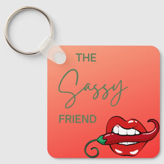Kedjan Sassy Friend Keychain Nyckelring (Framsida)