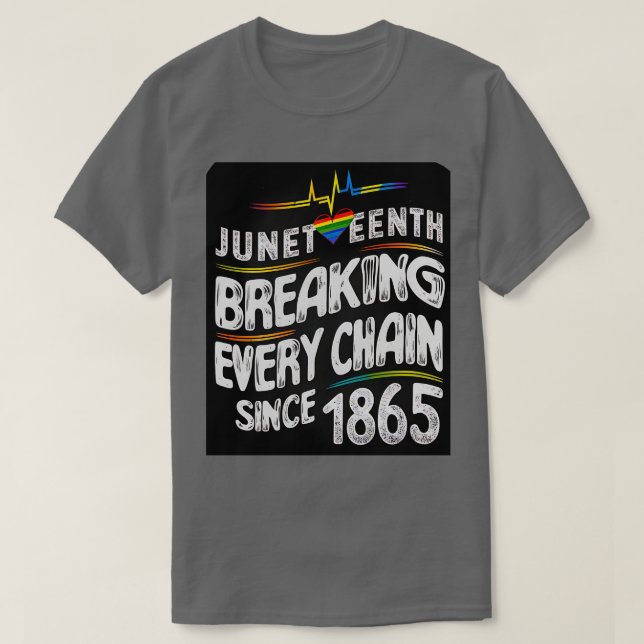 Kedjans tjugonde brytning sedan 1865 Manar Wom T Shirt (Design framsida)