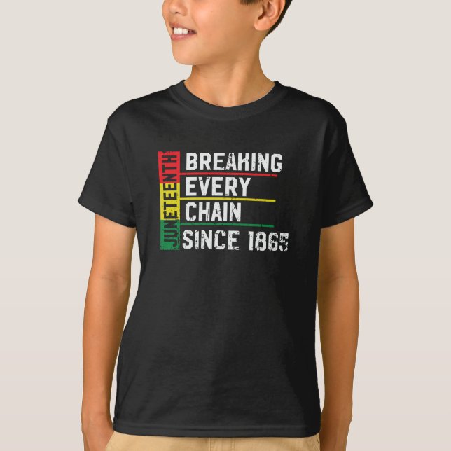 Kedjans tjugonde brytning sedan 1865 t shirt (Framsida)