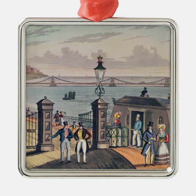 Kedjapir på bekläda på Brighton Julgransprydnad Metall (Framsidan)