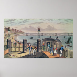 Kedjapir på bekläda på Brighton Poster