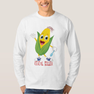 "Kedjepanel Spoon: Lustigt Cereal Attack Tee