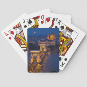 Kedjerebron och Full Moon på natten Casinokort
