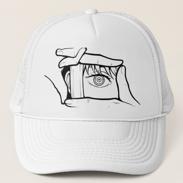 ⚙️ Kedjor av vansinne Truckerhatt – Anime-Inspirer Keps (Framsida)