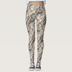 Kedjor på handflatan löv. leggings