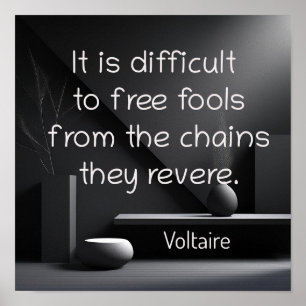 Kedjorna de Revere - Voltaire-citat Poster