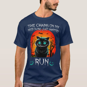 Kedjorna på min mood Swing just fixade Springa Bla T Shirt