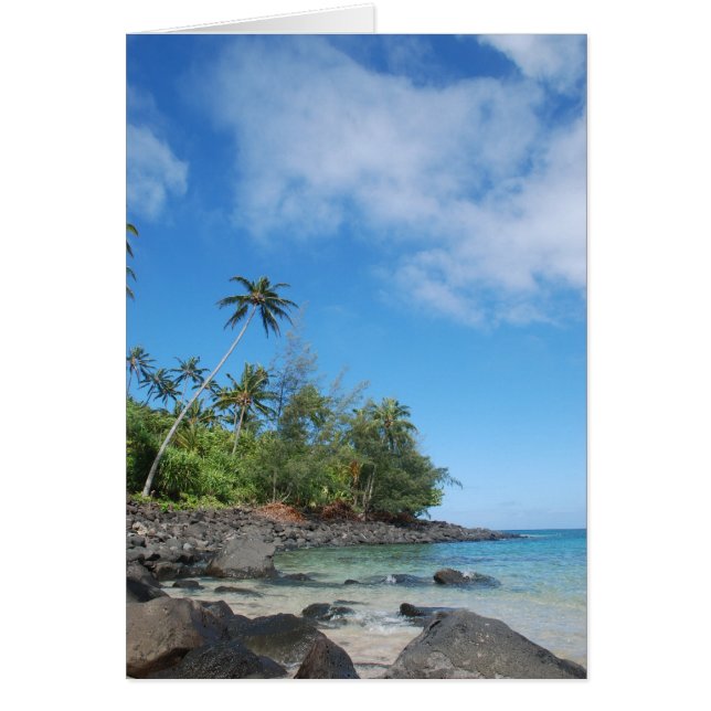 Ke'e Beach, Kaua'i OBS Kort (Framsidan)