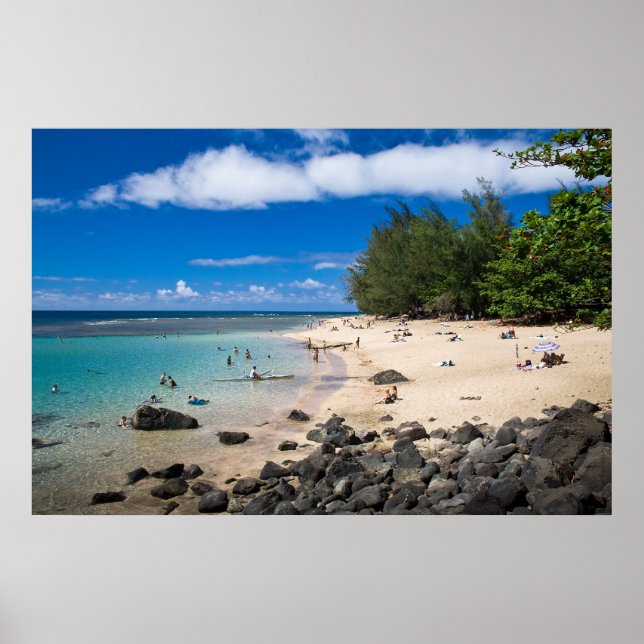Ke'e Beach, Kaua'i Poster (Framsidan)