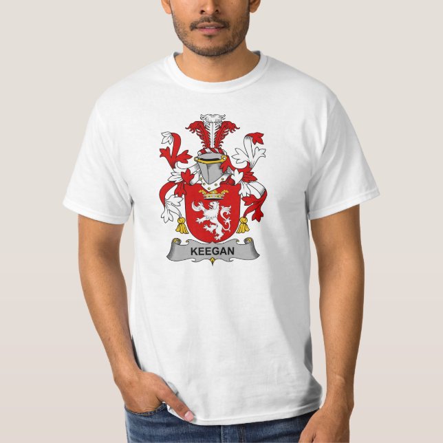 Keegan familjvapensköld t shirt (Framsida)