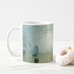 Keelmen som häver kol, månljus av Joseph Turner Kaffemugg