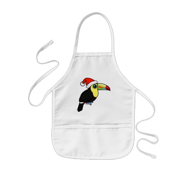 Keelnäbbad Toucan Santa Barnförkläde (Framsidan)