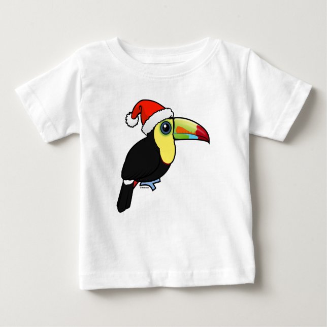 Keelnäbbad Toucan Santa Tee Shirt (Framsida)