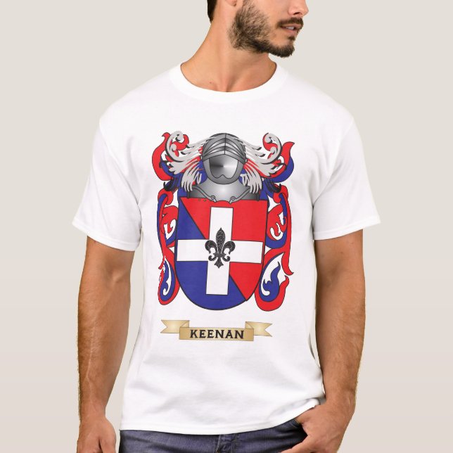 Keenan vapensköld (familjvapenskölden) t shirt (Framsida)