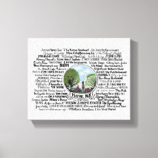 Keene, NH - Now & Sen Canvastryck