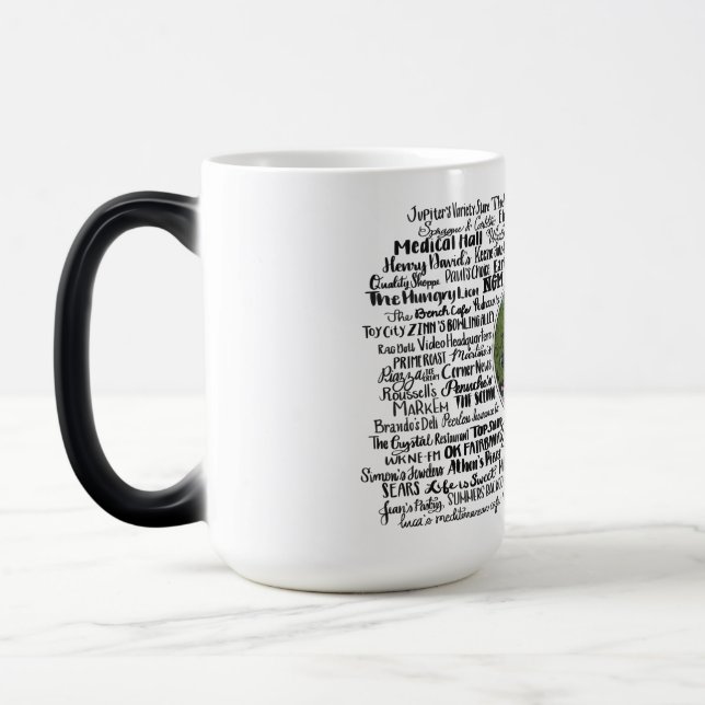 Keene, NH - Now & Sen Magisk Mugg (Vänster)