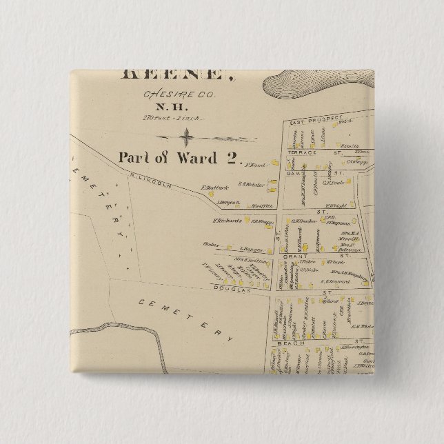 Keene, varv 2 knapp (Framsida)