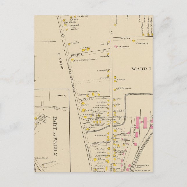 Keene, Ward 12 Vykort (Framsida)