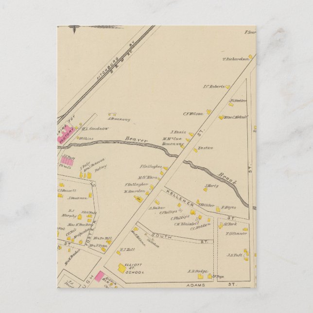 Keene, Ward 1 Vykort (Framsida)