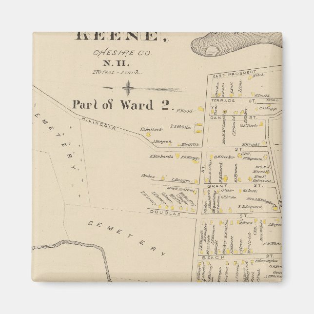 Keene, Ward 2 Magnet (Framsidan)