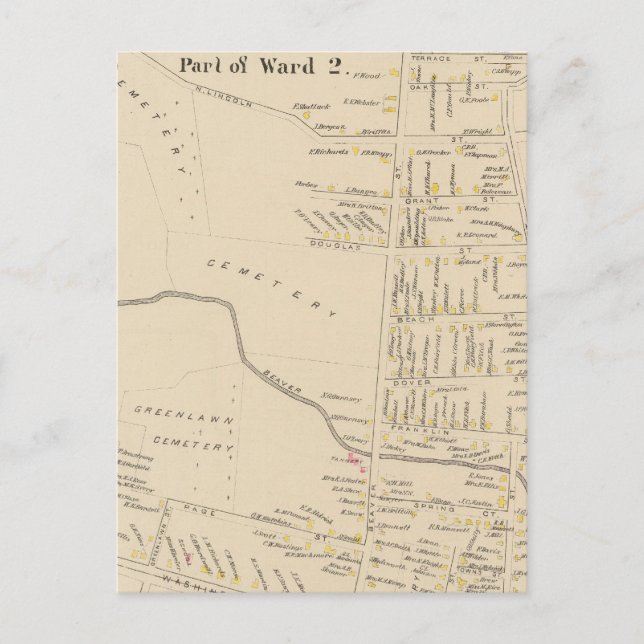 Keene, Ward 2 Vykort (Framsida)