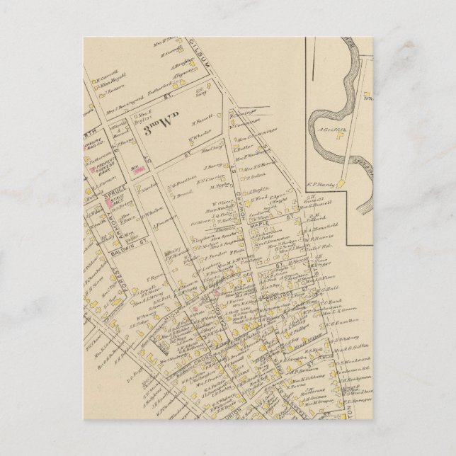 Keene, Ward 3, 5 Vykort (Framsida)