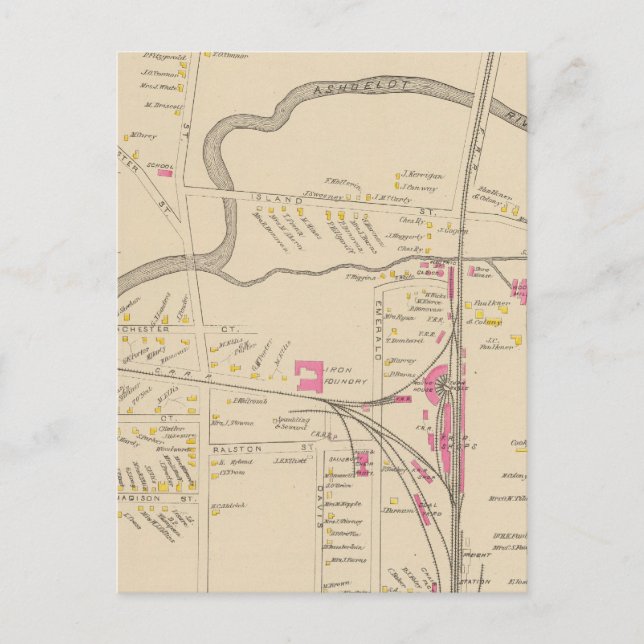 Keene, Ward 5 Vykort (Framsida)