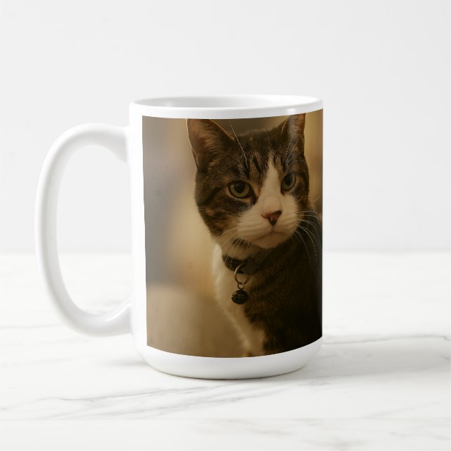 Keeno Judgy Cat Coffee Mugg (Vänster)