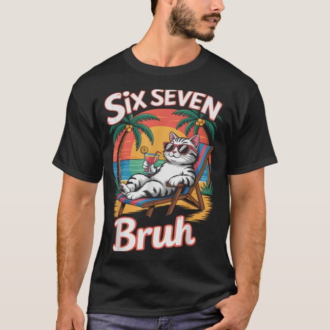 Keep Calm 67 Bruh Cat Vacation Cruise Trip Joke Ge T Shirt (Framsida)