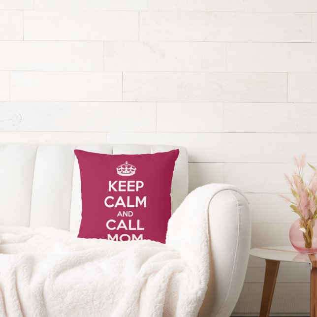 Keep Calm and Call Mom Kudde (Soffa)