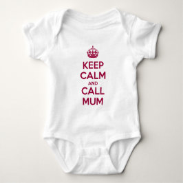 Keep Calm and Call Mum T Shirt
