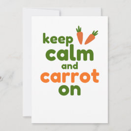 Keep Calm and Carrot On Kort