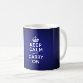 Keep calm and carry on kaffemugg