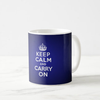 Keep calm and carry on kaffemugg