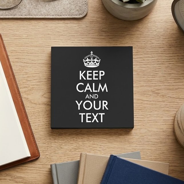 Keep Calm and Carry On - Skapa Ditt Eget Post-it Block (Skapare uppladdad)