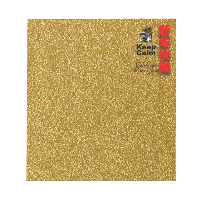 Keep Calm and Celebrate Ram year 2027 Np Anteckningsblock (Framsida)