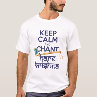 Keep Calm and Chant Hare Krishna Mantra Chanting T Shirt