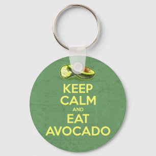 Keep Calm And Eat Avocado Nyckelring