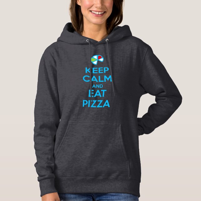Keep Calm and Eat Pizza 1 T Shirt (Framsida)