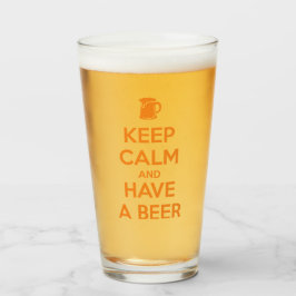 Keep Calm and Have a Beer Glaskopp