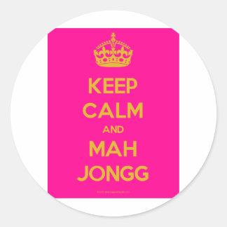 Keep-Calm-And-Mah-Jongg.pdf Runt Klistermärke