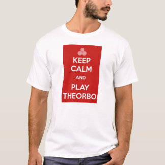 Keep calm and play theorbo tee shirt
