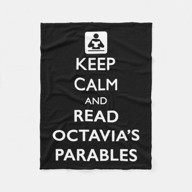 Keep Calm And Read Parables  Fleecefilt (Framsidan)