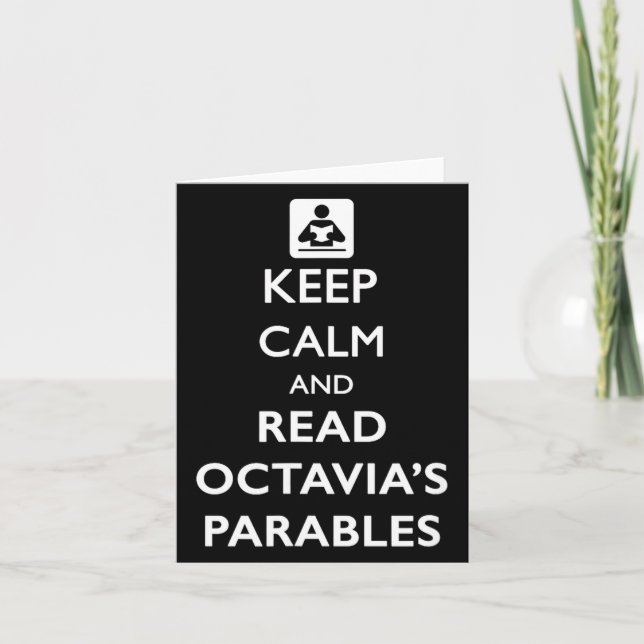 Keep Calm And Read Parables  Kort (Framsida)