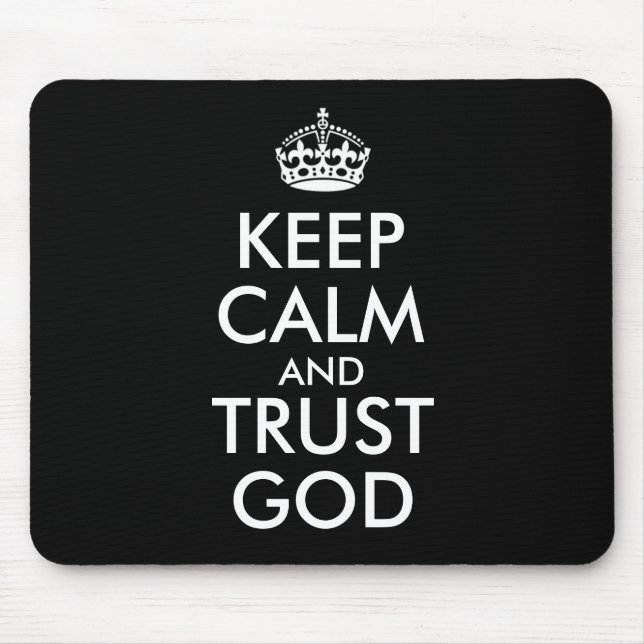 KEEP CALM AND TRUST GOD MUSMATTA (Framsidan)