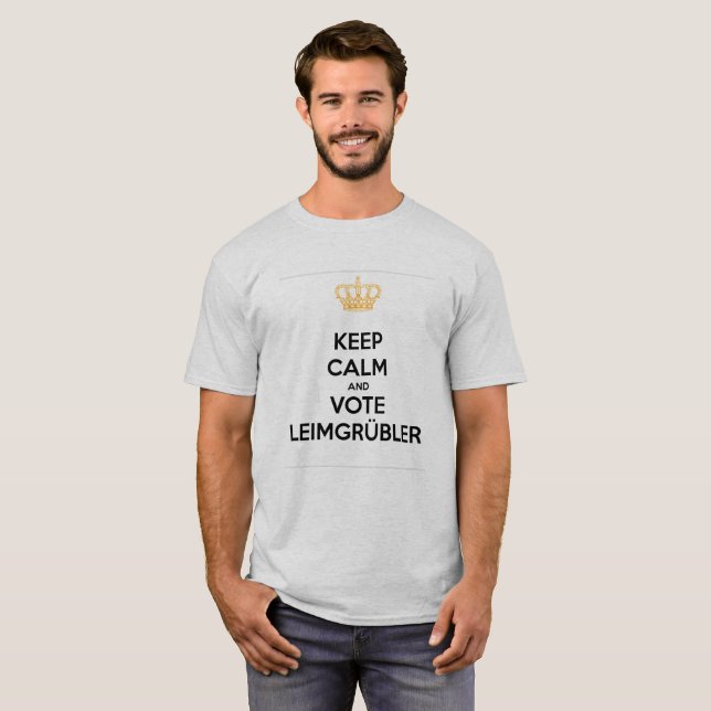 Keep Calm and VOTE Leimgrübler (Standard Edition) Tröja (Hel framsida)