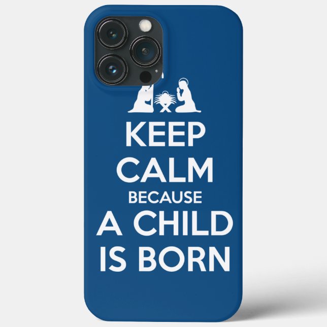 Keep Calm because a Child is Born (Baksida)