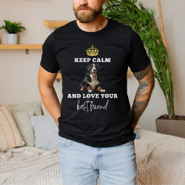 Keep Calm Bernese Tee, Bernese Mountain Dog TShirt T Shirt