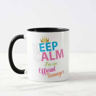 Keep Calm Birthday Mugg