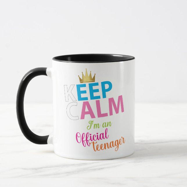 Keep Calm Birthday Mugg (Vänster)